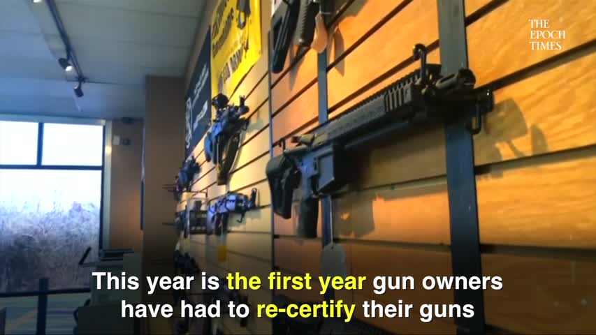 Gun Owners Must Re-certify their Guns This Year–Even Past Deadline