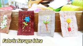 Best use of small fabric pieces  【Time lapse】