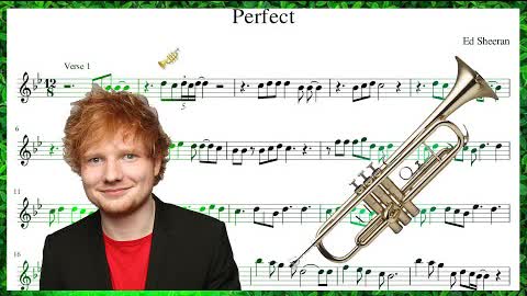 Ed Sheeran - Perfect (Trumpet Sheet Music Play Along!)