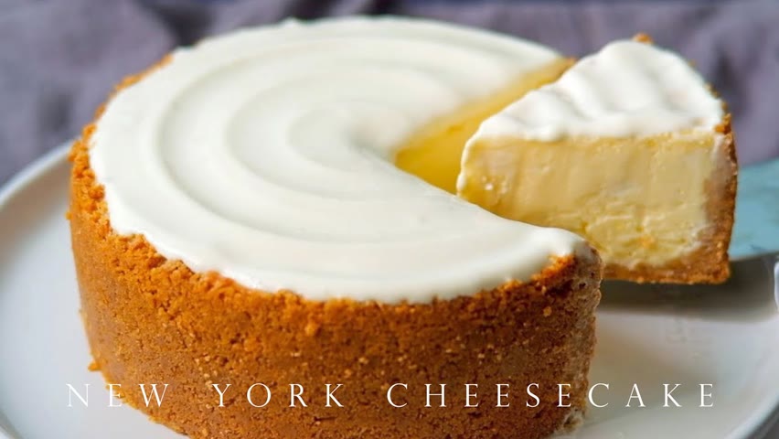 〈超濃厚〉紐約芝士蛋糕 ┃The Best New York Cheesecake