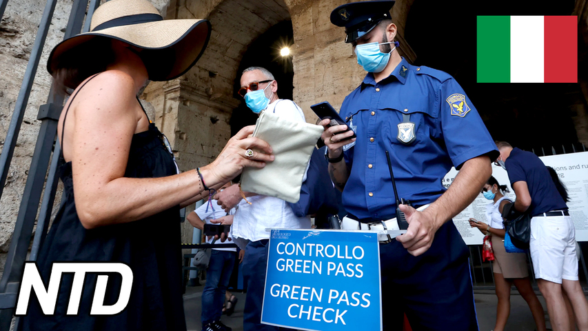 Italien kräver "grönt pass" för alla arbetstagare | NTD NYHETER