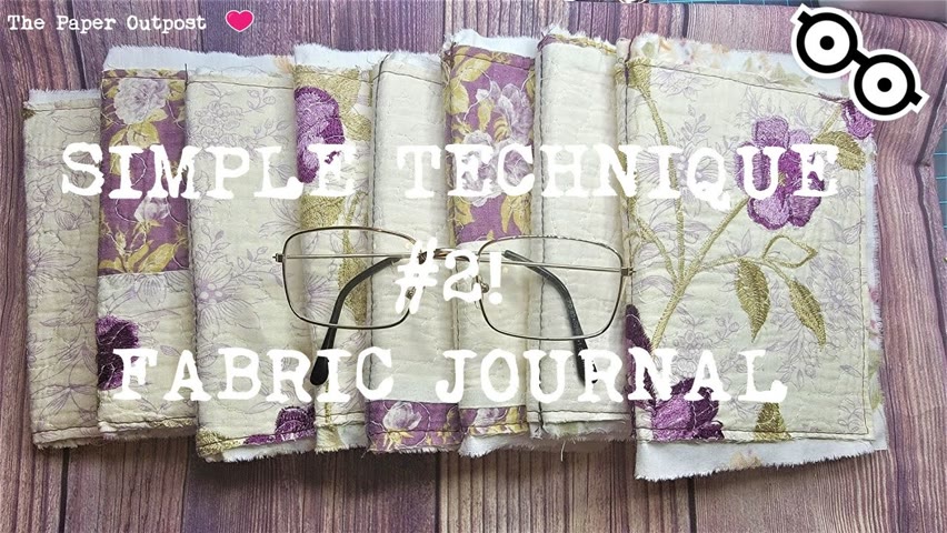 How to Make a Small Fabric Junk Journal! Different Method! New Bundles for Sale Dec 26 Paper Outpost