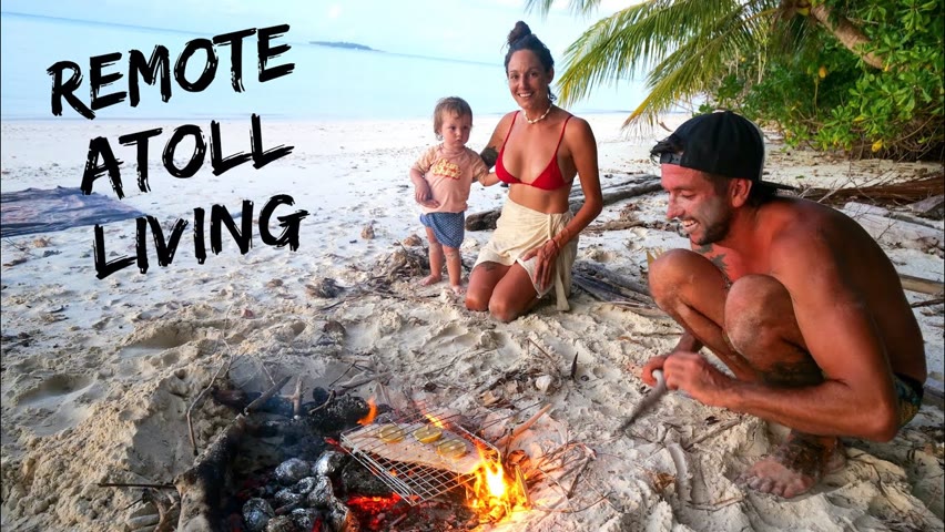 AN ENTIRE ATOLL TO OURSELVES! Surviving from the Ocean, CATCH & COOK: Giant Coral Trout... Ep 280