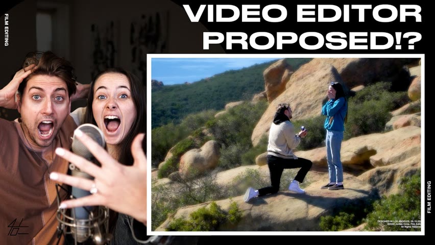 WE'RE ENGAGED! Proposal Video Reaction 😬