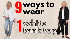 9 Ways to Wear 1 White Tank Top || Summer Wardrobe Essentials