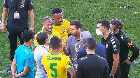 Scared Brazil SUSPENDED Match vs Argentina