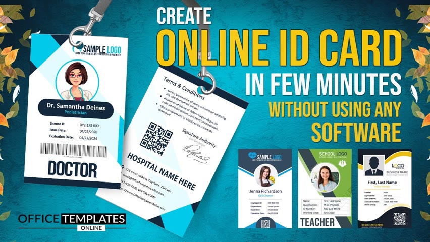 How to Create an ID Card - Online without the Use of any Software or Application - DIY Tutorial