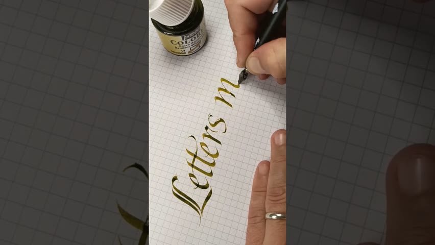 Letters Makers Italic Calligraphy by FrakOne
