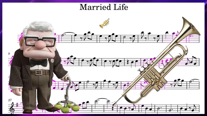 Married Life from UP - Trumpet Sheet Music!