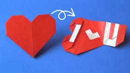I Love You ❤️ Origami Heart ❤️ Pure Origami
