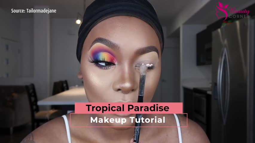 Tropical Paradise | Recreation Of Beautyby_melissa Rainbow Look