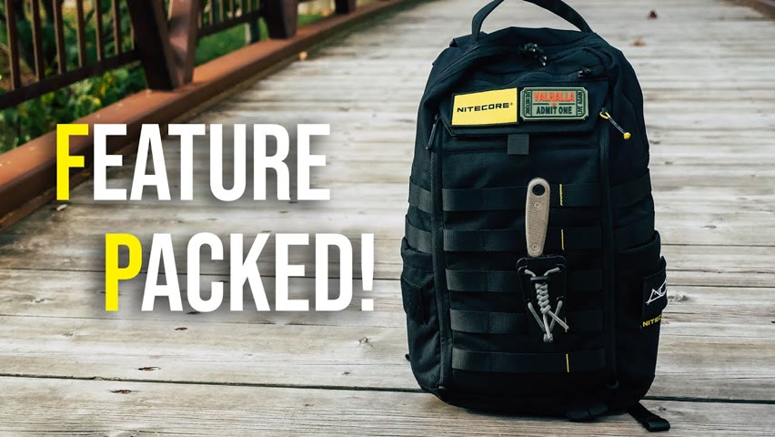 Nitecore BP18 Backpack Paracord Mods, Review, And GAW!