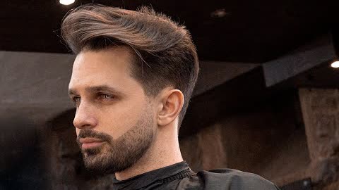 Medium Length Men's Haircut with Lots of Movement