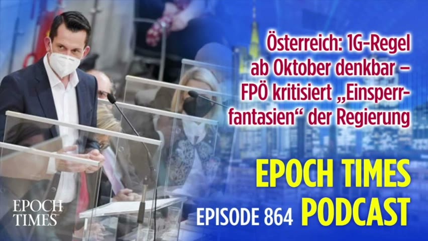 Österreich: 1G-Regel ab Oktober denkbar – FPÖ kritisiert „Einsperrfantasien“ der Regierung