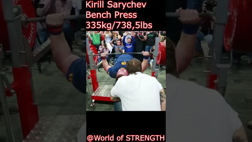 Epic Strength World Records | Kirill Sarychev Bench Press World Record