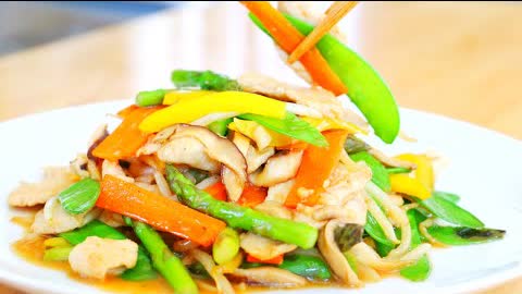 Chicken Chop Suey Recipe #Shorts "CiCi Li - Asian Home Cooking"