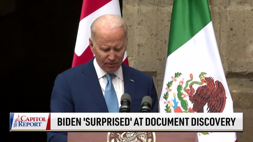 Biden ‘Surprised to Learn’ About Classified Documents in His Former Private Office