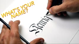 10 CALLIGRAPHERS WRITING THEIR NAMES IN CALLIGRAPHY | WAC S2 PART 2