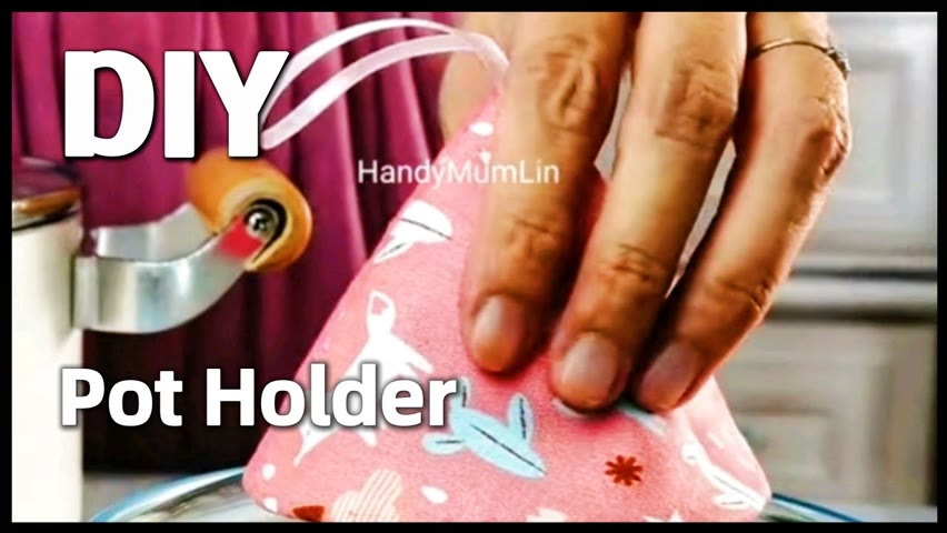 DIY Pot Holder Idea┃HandyMumLin Sewing Project