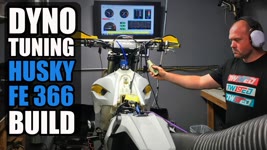 Dyno tuning at Twisted Development 🔥🔥 - Husky FE366 Dirt Bike Build
