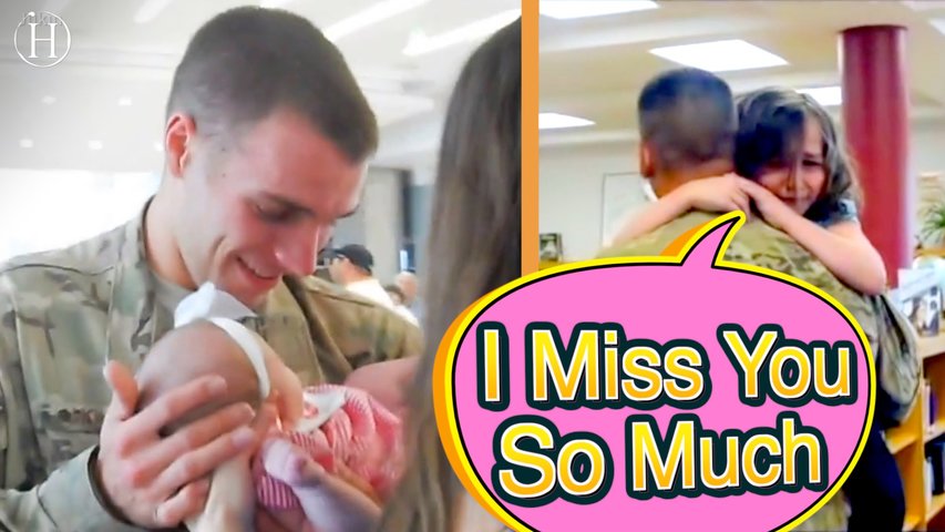 Military Dad Meets Baby Girl For The First Time | Humanity Life