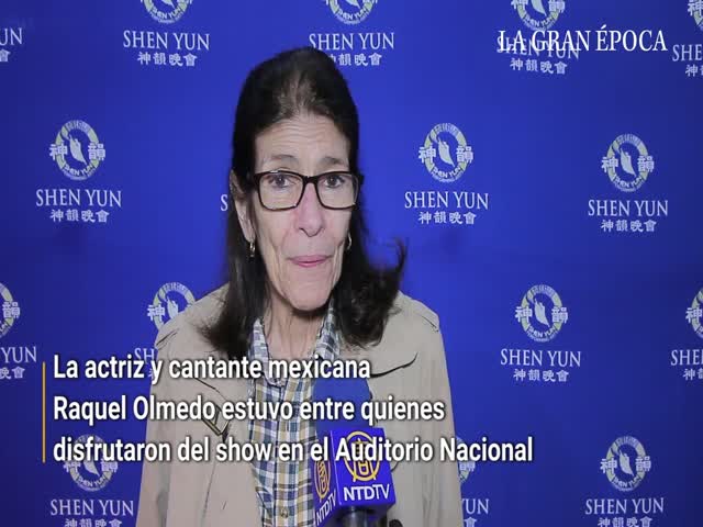 Raquel Olmedo queda conmovida tras ver Shen Yun 