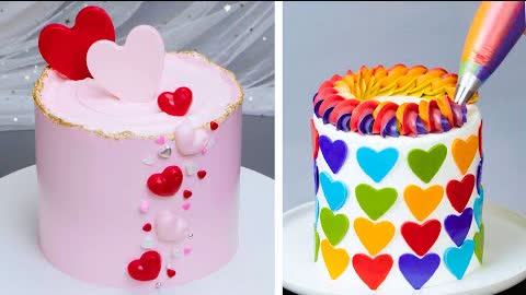 Beautiful Heart Cake Decorating Ideas For Your Darling 🧡 So Yummy Colorful Cake Recipes