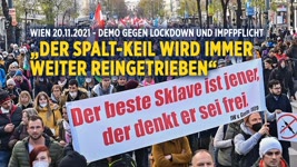 Demo gegen Lockdown & Impfpflicht in Österreich: Teilnehmer über die Proteste am 20.10.2021 in Wien