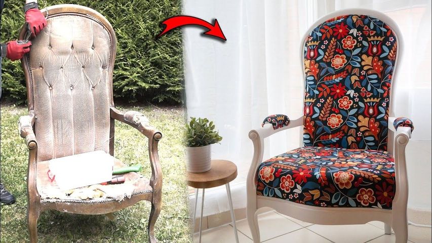 EXTREME RESTORATION of a VOLTAIRE ARMCHAIR