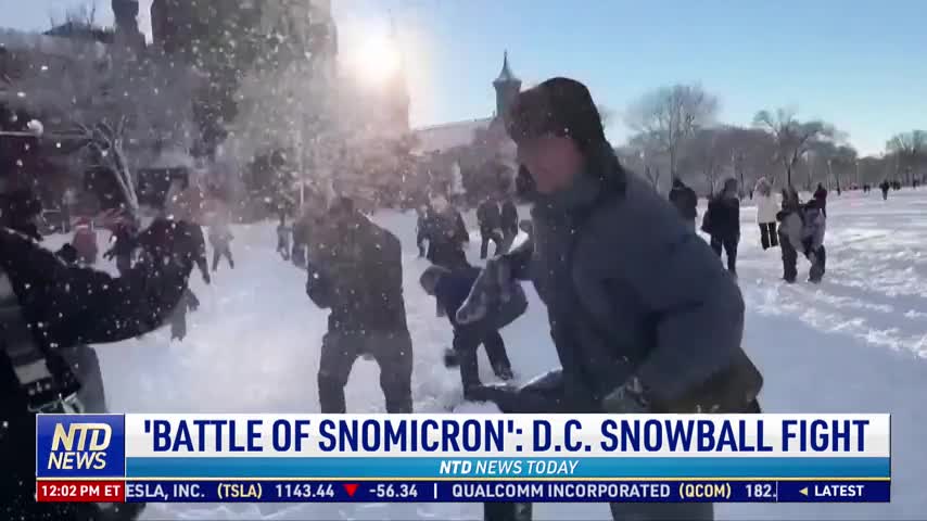 'Battle of Snomicron': DC Snowball Fight