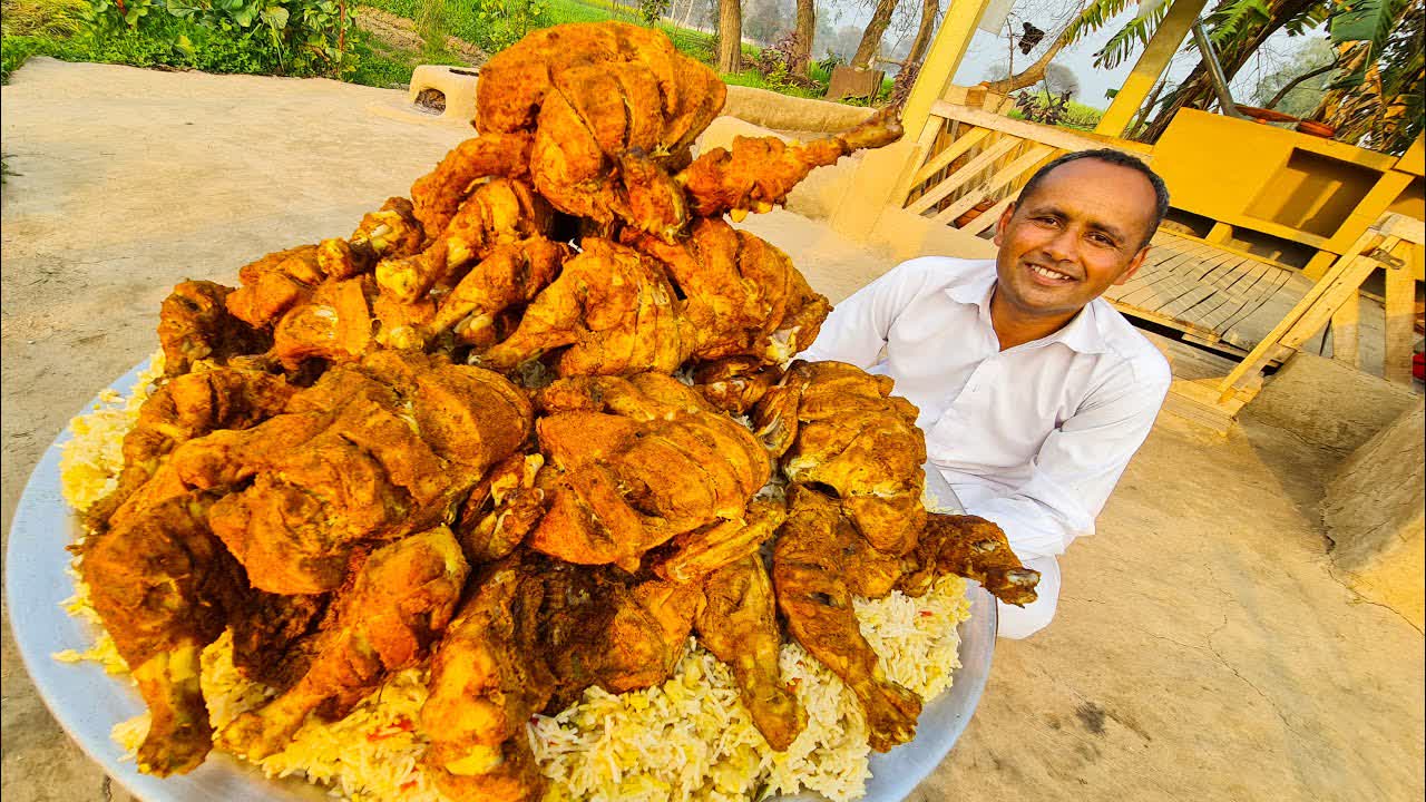 KUZHI MANDHI | Chicken Kuzhi Mandhi | Arabian Kuzhi Mandhi Recipe | Mubashir saddique | Village Food