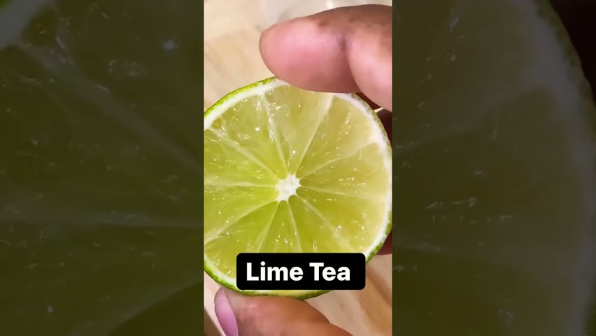Lime Tea on Food news tv| #shorts
