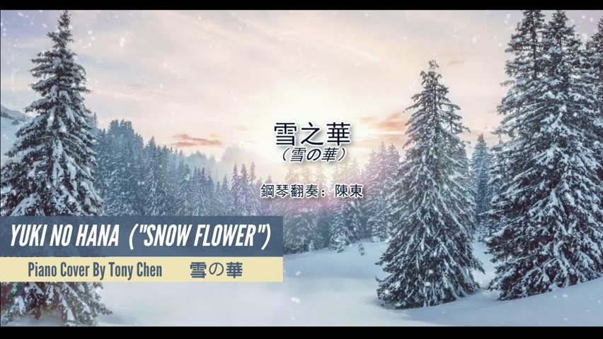 雪の華/Yuki no Hana(Snow Flower) - Piano Cover By Tony Chen - Mika Nakashima