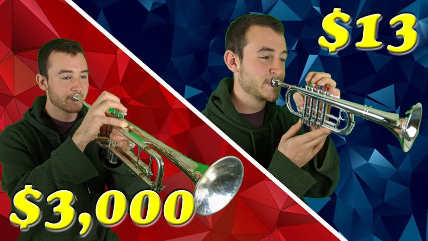 $3,000 Trumpet Vs. $13 Trumpet