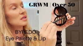 GRWM | Byredo Eye Palette & Lipstick | Anastasia Brow Freeze | Over 50