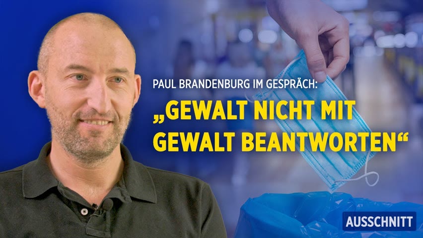 Ein Spezialkommando durchsuchte seine Wohnung: Paul Brandenburg im Interview (Ausschnitt)