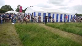 Scythe Wins in Grass Cutting Competition.