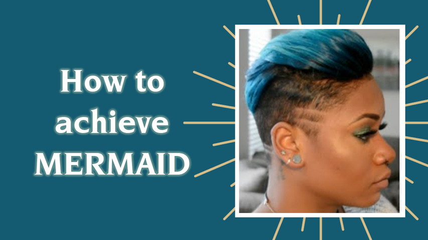 How to achieve MERMAID OMBRE HAIR color