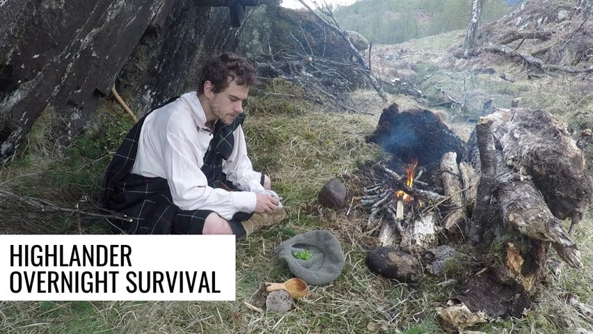 Overnight Survival as a 17th Century Highlander (sleeping in the plaid)