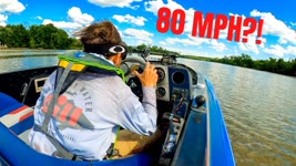 Speed Testing 30 Year Old Gambler Bass Boat! Will It Hit 80MPH?!
