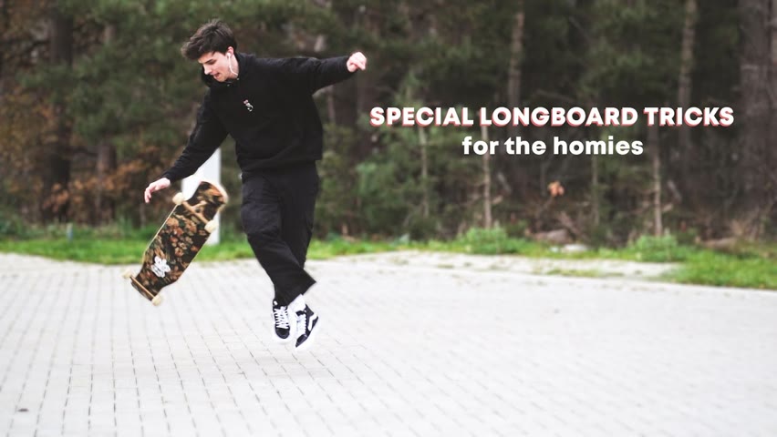 LONGBOARD TRICKS for the homies | Dance x Freestyle