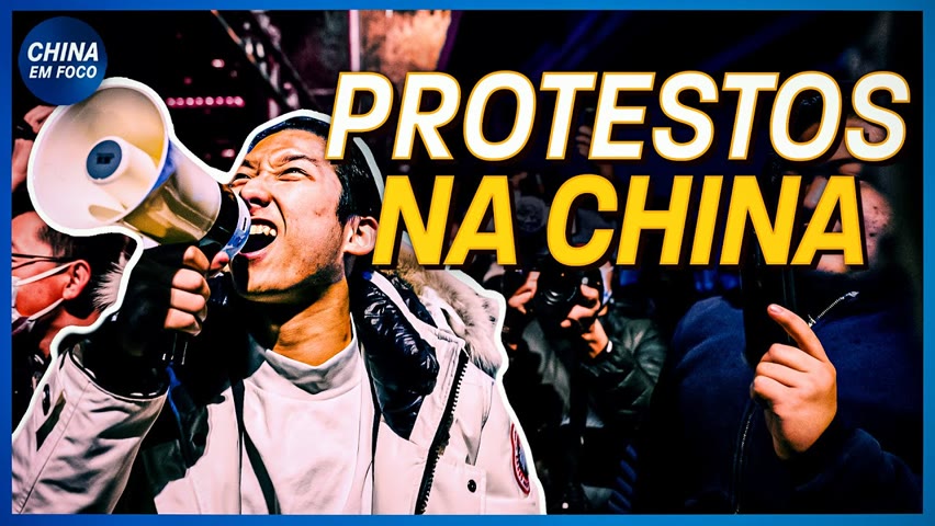 Raros protestos em massa por toda a China