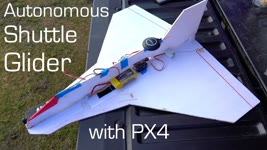 GPS Autopilot Shuttle Glider Dropped from Drone - RCTESTFLIGHT