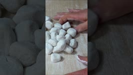 Amazing skills of dumpling master