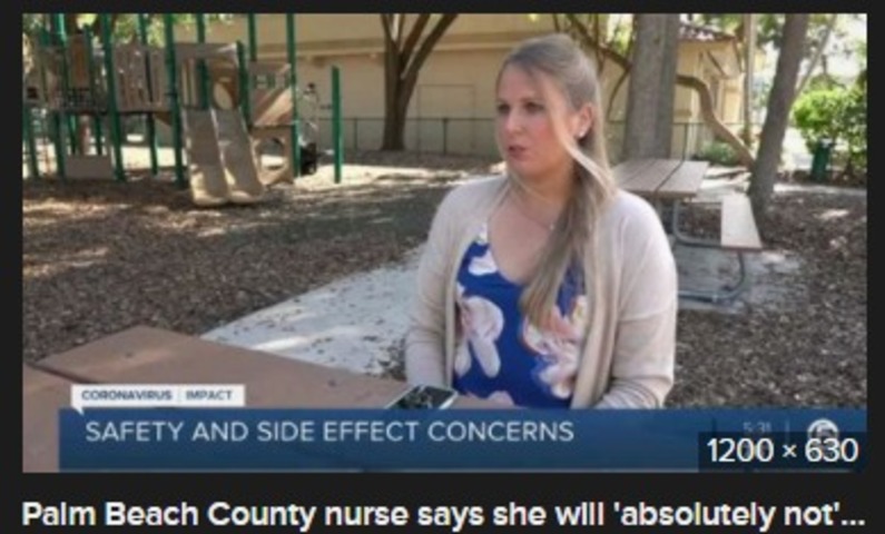 Nurse says she will 'absolutely not' get coronavirus vaccine