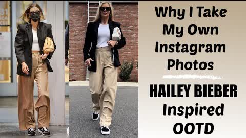 Why I Take My Own Instagram Photos | Hailey Bieber Inspired OOTD | Style Over 50