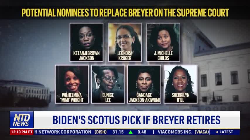 Biden's Supreme Court Pick If Breyer Retires