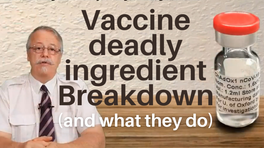 Vaccine ingredients and what they will do to you
