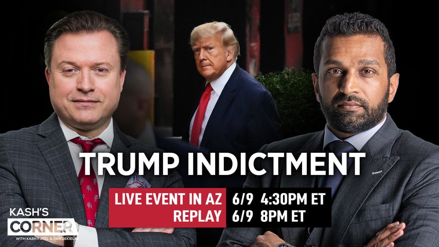 Kash’s Corner LIVE: Trump Indictment, Two-Tier System of Justice, and What This Means for America