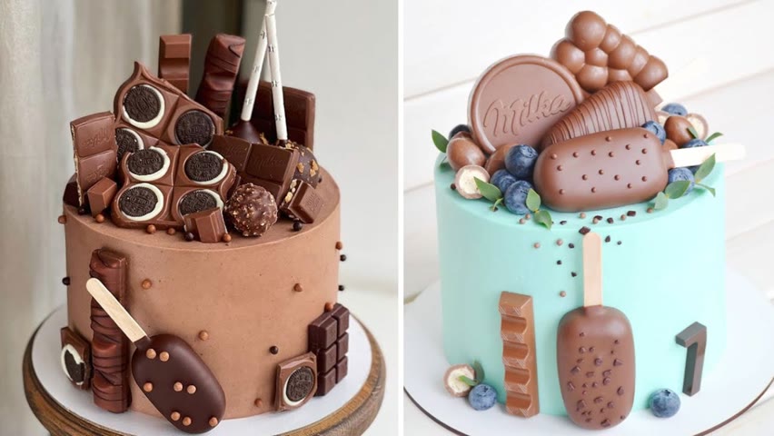 10+ Indulgent Chocolate Cake Decorating Ideas | So Tasty Cake Decoration Tutorials